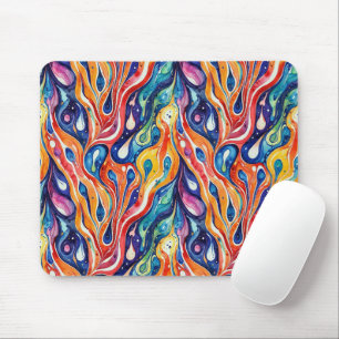 Alfombrilla De Ratón Patrón abstracto 1196 con arte fluido - Almohadill