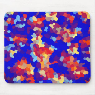 Alfombrilla De Ratón Patrón abstracto de cristal