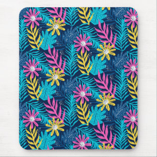 Alfombrilla De Ratón Patrón Abstracto De Mano Con Plantas-86761