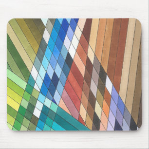 Alfombrilla De Ratón Patrón Abstracto Geométrico Pintado a Mano