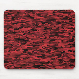 Alfombrilla De Ratón Patrón abstracto rojo negro