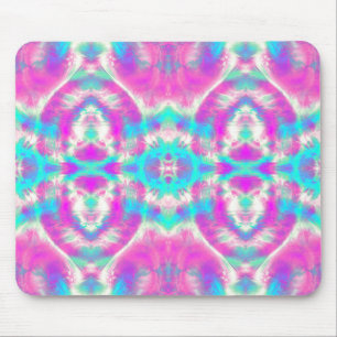 Alfombrilla De Ratón Patrón abstracto rosa y azul de Super Guay