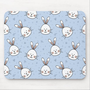 Alfombrilla De Ratón Patrón Adorable de conejo conejo conejo conejo