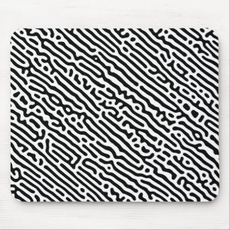 Alfombrilla De Ratón Patrón blanco y negro