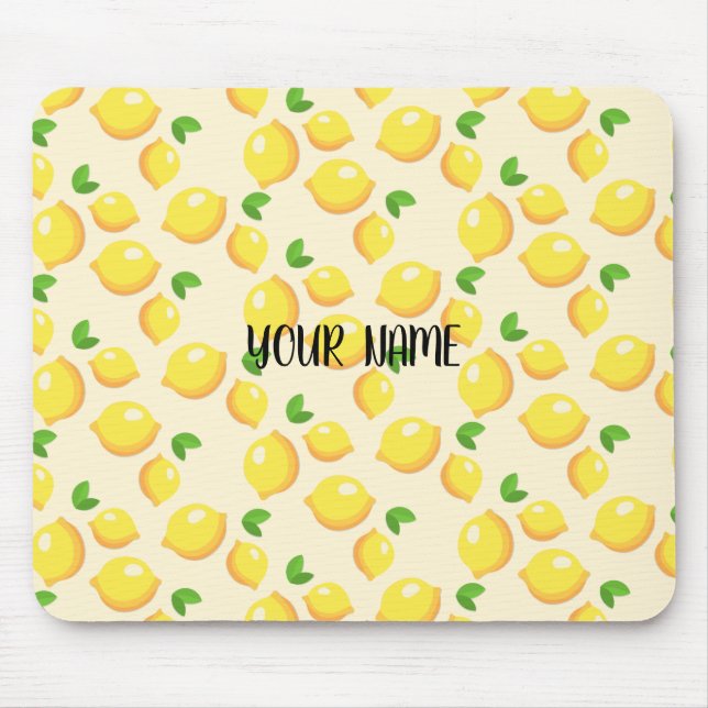 Alfombrilla De Ratón Patrón Citron personalizar (Frente)