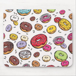 Alfombrilla De Ratón Patrón continuo de donas