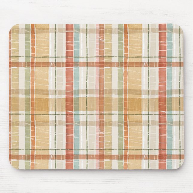 Alfombrilla De Ratón Patrón de acuarela de capota rústica (Frente)