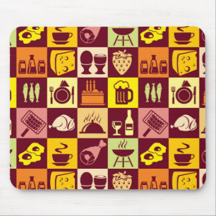 Alfombrilla De Ratón Patrón de alimentos