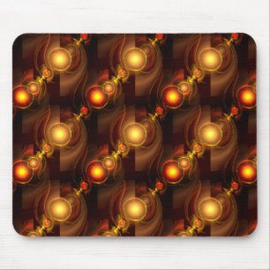 Alfombrilla De Ratón Patrón de arte abstracto boho elegante moderno dor
