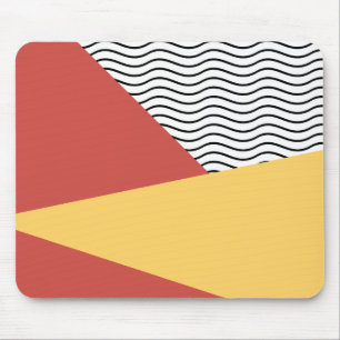 Alfombrilla De Ratón Patrón de arte pop de los años 80