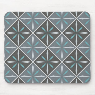 Alfombrilla De Ratón Patrón de azulejos de cerámica