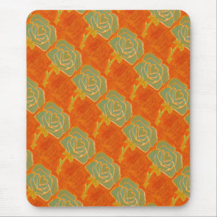 Alfombrilla De Ratón Patrón de Baldosa con el "Corazón Rosa #4" Mousepa