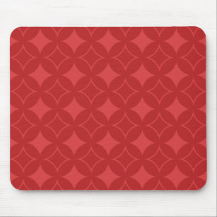 Alfombrilla De Ratón Patrón de barco rojo