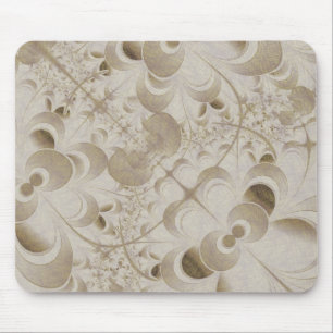 Alfombrilla De Ratón Patrón de beige abstracto