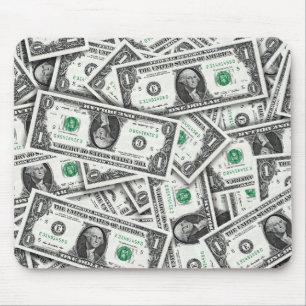 Alfombrilla De Ratón Patrón de Billete de Un Dólar