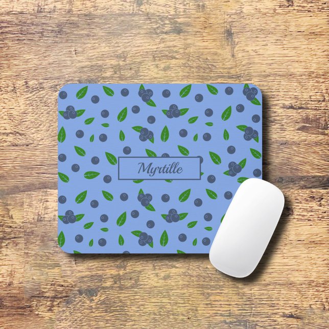 Alfombrilla De Ratón Patrón de Blueberry Mouse Pad (Blueberry pattern Mouse Pad)