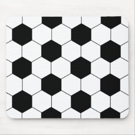 Alfombrilla De Ratón Patrón de bolas de fútbol