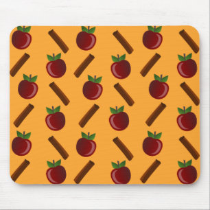 Alfombrilla De Ratón Patrón de canela de Apple
