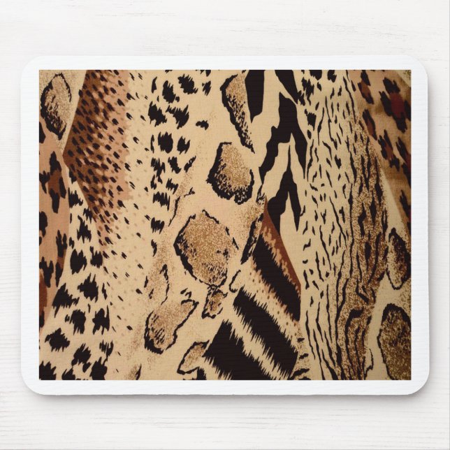 Alfombrilla De Ratón Patrón de Cheetah (Frente)