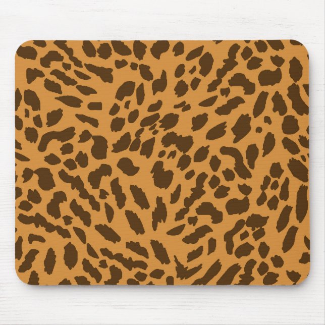 Alfombrilla De Ratón patrón de cheetah (Frente)