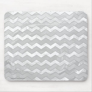 Alfombrilla De Ratón Patrón de Chevron Gris Cielo Lluvioso