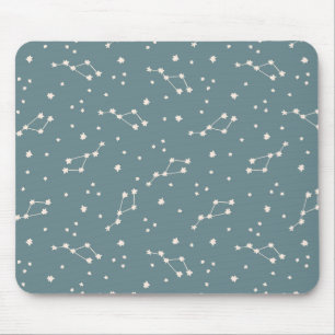Alfombrilla De Ratón Patrón de cielo de constelación