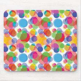 Alfombrilla De Ratón Patrón de círculo colorido