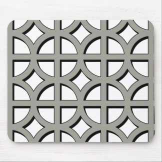 Alfombrilla De Ratón Patrón de círculos grises