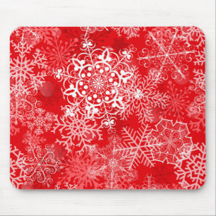 Alfombrilla De Ratón Patrón de copo de nieve