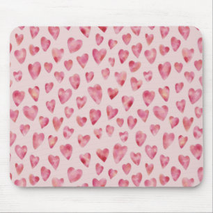 Alfombrilla De Ratón Patrón de corazón de amor