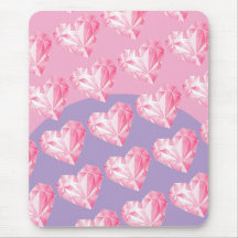 Patrón de Corazón de Diamante Rosa – Lindo y Elega