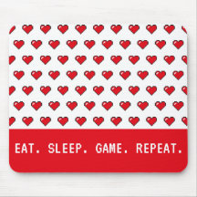 Patrón de corazón de píxeles