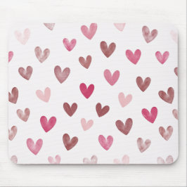 Alfombrilla De Ratón Patrón de Corazón Rosa Adorable – Diseño Romántico