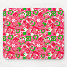 Patrón de cuadrados retro