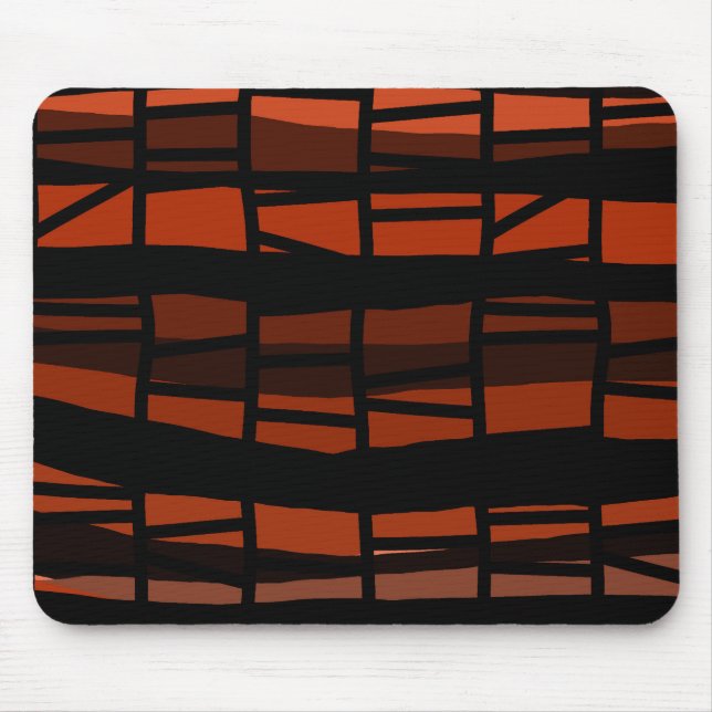 Alfombrilla De Ratón Patrón de cuadrícula de fundición (Frente)