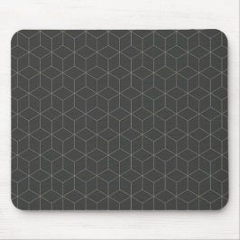 Alfombrilla De Ratón Patrón de Cubo 3D Minimalista