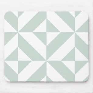 Alfombrilla De Ratón Patrón de cubo de decúbito geométrico Guay Mint