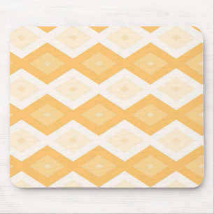 Alfombrilla De Ratón Patrón de diamante amarillo
