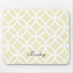 Alfombrilla De Ratón Patrón de diamante amarillo personalizado Mousepad
