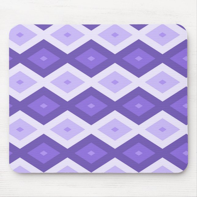 Alfombrilla De Ratón Patrón de diamante violento (Frente)