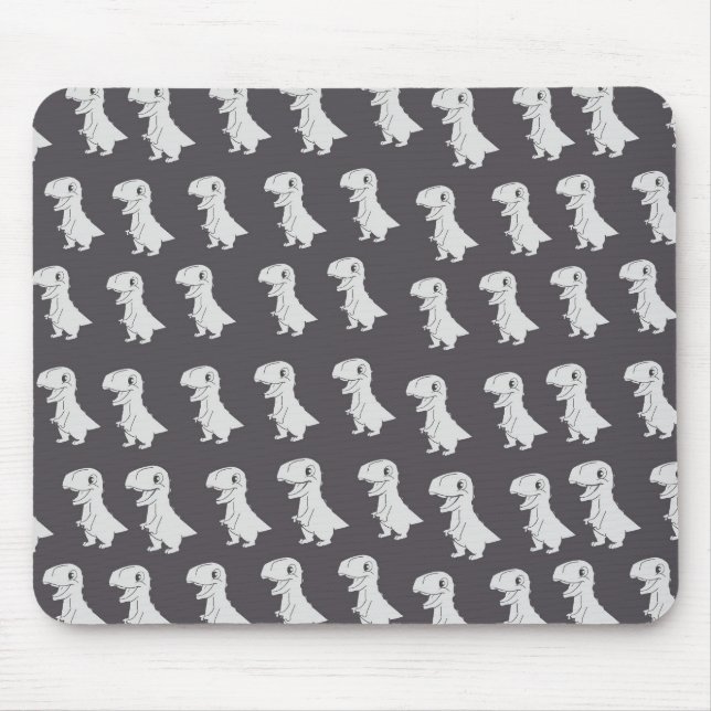 Alfombrilla De Ratón Patrón De Dino Cuto (Frente)