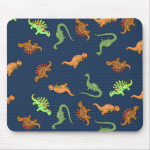 Alfombrilla De Ratón Patrón de dinosaurios lindos