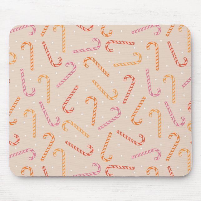 Alfombrilla De Ratón Patrón de dulces caramelos (Frente)