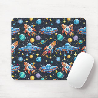 Alfombrilla De Ratón Patrón de espacio