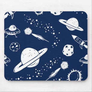 Alfombrilla De Ratón Patrón de espacio