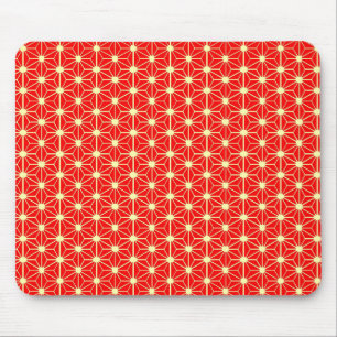 Alfombrilla De Ratón patrón de estrella roja