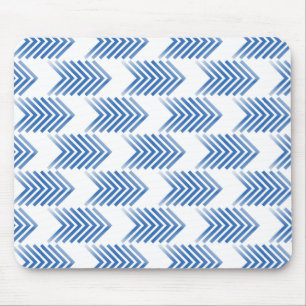 Alfombrilla De Ratón Patrón de flecha tribal azul