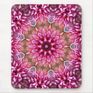 Alfombrilla De Ratón Patrón de Flor Rosa Mandala Geométrico-67545