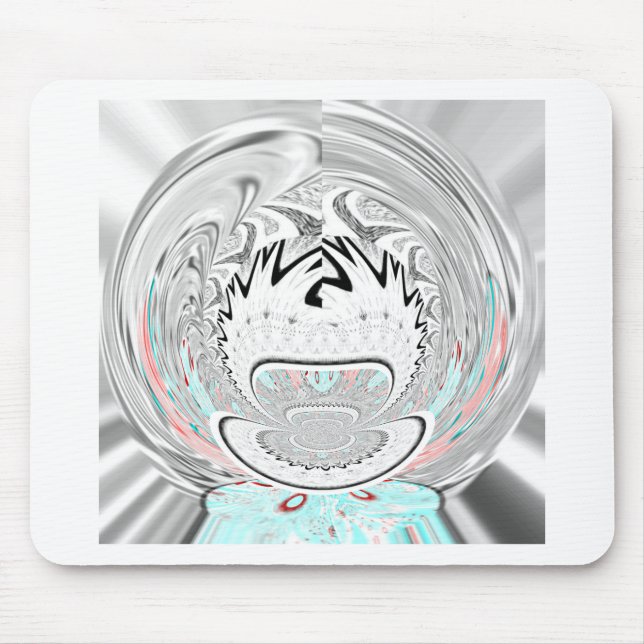 Alfombrilla De Ratón Patrón de flora urbana moderna (Frente)