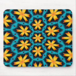 Alfombrilla De Ratón Patrón de flores abstractas